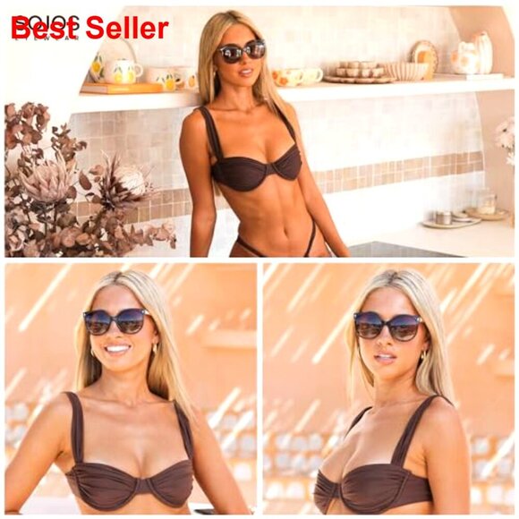 Oversized Round Polarized Sunglasses Unisex UV Protection Shades main image 5